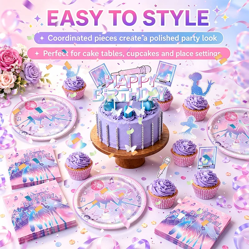 K-pop Pink and Purple Themed Combination Party Christmas Halloween Birthdays Fashion Forward Indoor Parties Outdoor Gatherings