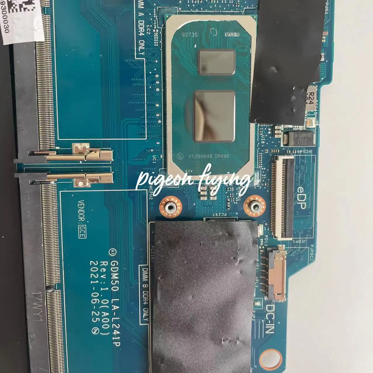 Imagem -05 - Laptop Motherboard para Dell Mainboard para Dell Inspiron 15 3511 Inter i3 i5 i7 11th Gen Cpu Uma Ddr4 100 Teste ok Gdm50 La-l241p