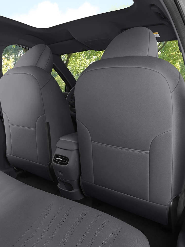 Custom Front Full Rear Half Wrapped Suede Seat Covers For GWM ORA 5 5 Seats Skin-friendly Auto Supplies