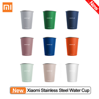 Original Xiaomi Life Stainless Steel Water Cup 9 Color Set 350mL Xiaomi Life YU7 Drinking Cup for Car Party Outdoor Camping
