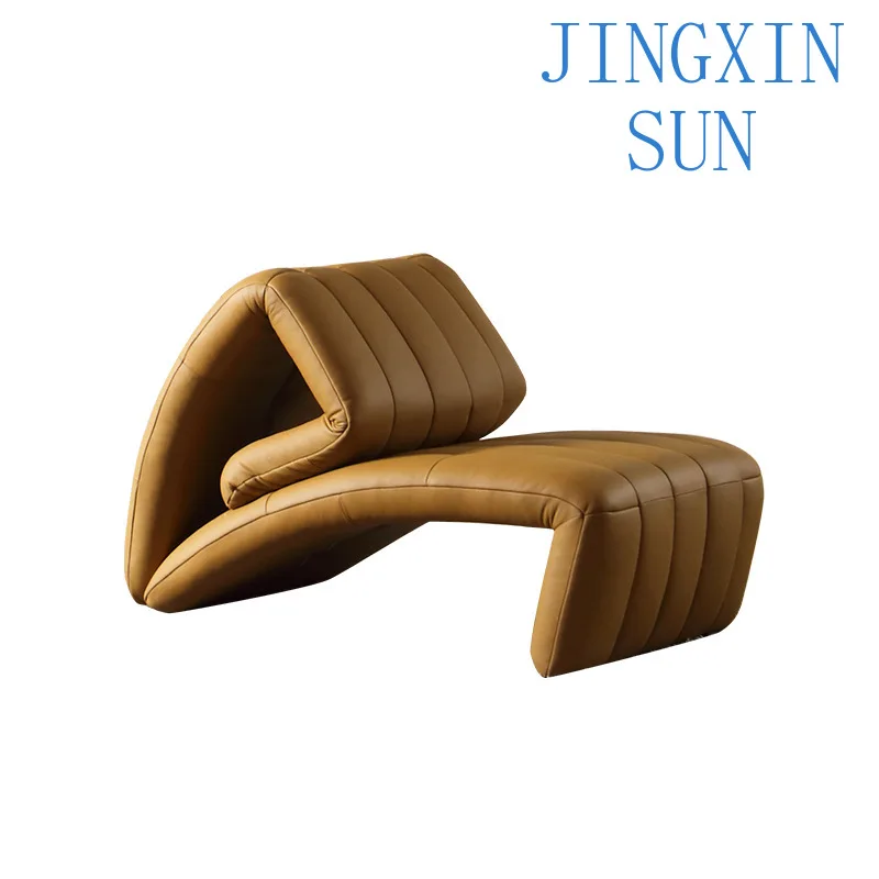Multifunctional folding tongue chair simple special-shaped fist lazy casual lying