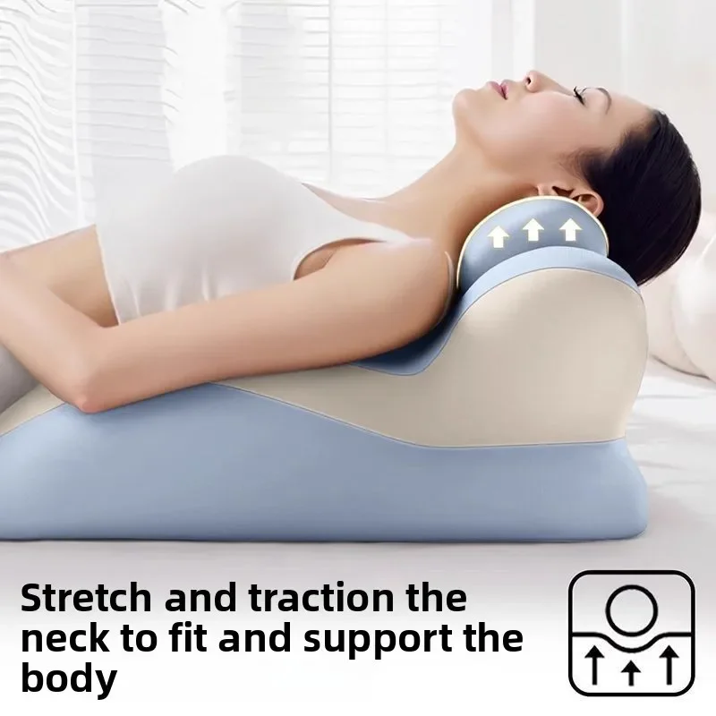Almohada de espuma viscoelástica para dormir, almohada multifuncional para dormir boca abajo, cojín para jugar con el te