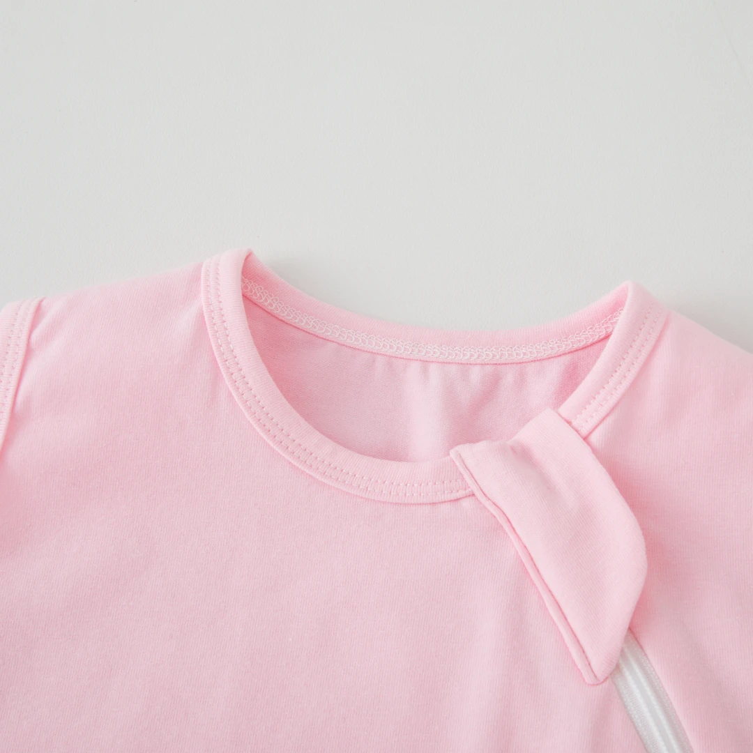 0.5 tog 夏用新生児用防衝撃寝袋パジャマ ベビーパジャマ 軽量ジッパー付きクロールスーツ 踢き防止コットン寝袋