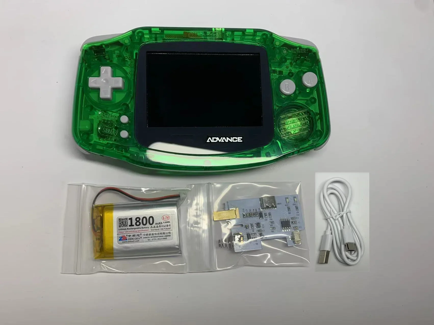 Imagem -03 - Gba Handheld Gaming Console com Destaque Ips Screen Display Nintendo Game Boy Advance Uma Nova Caixa de Controlador