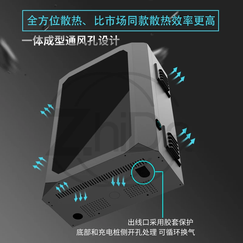 Caja/columna de protección de pila de carga: para BYD (Tang, Song, Puls, Han DM-i) y Tesla Model 3/Y