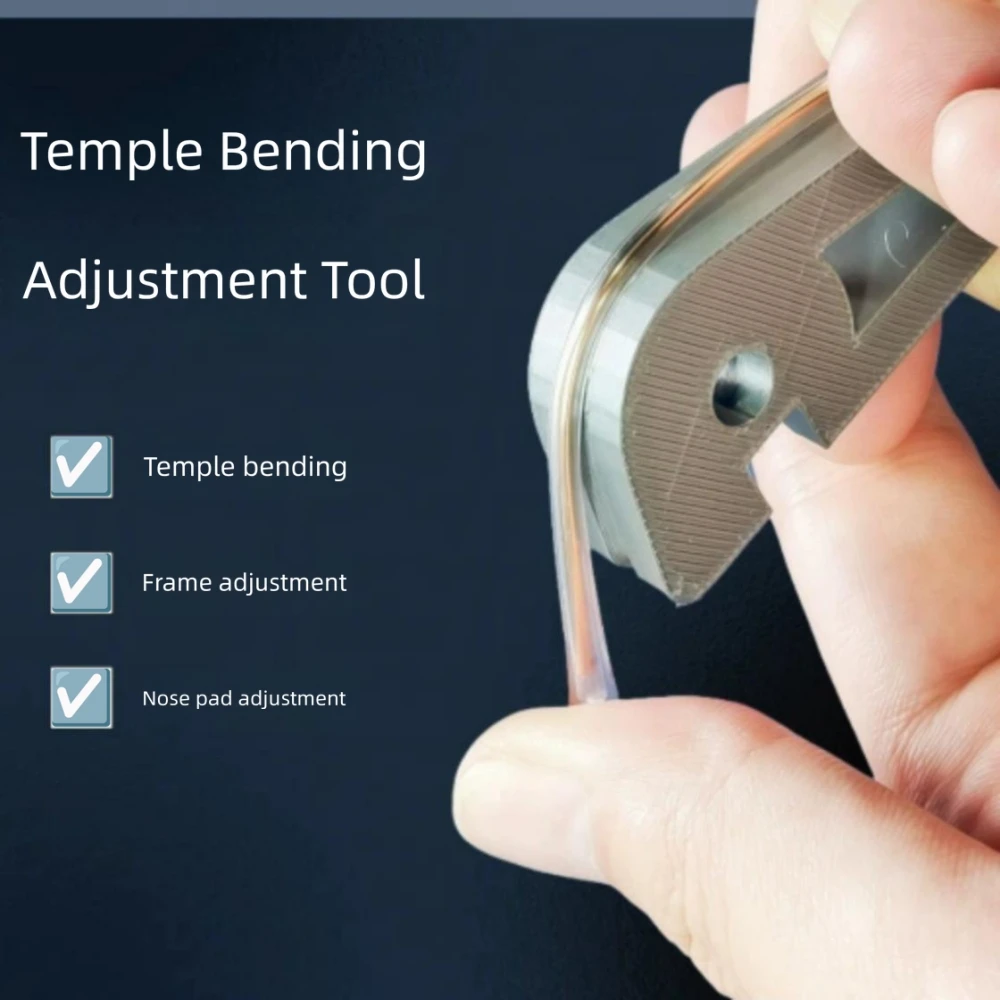 Portable Eyeglass Repair Tool for Home Eye Care - Compatible with Glasses Temple Bending Nose Pad Adjustment