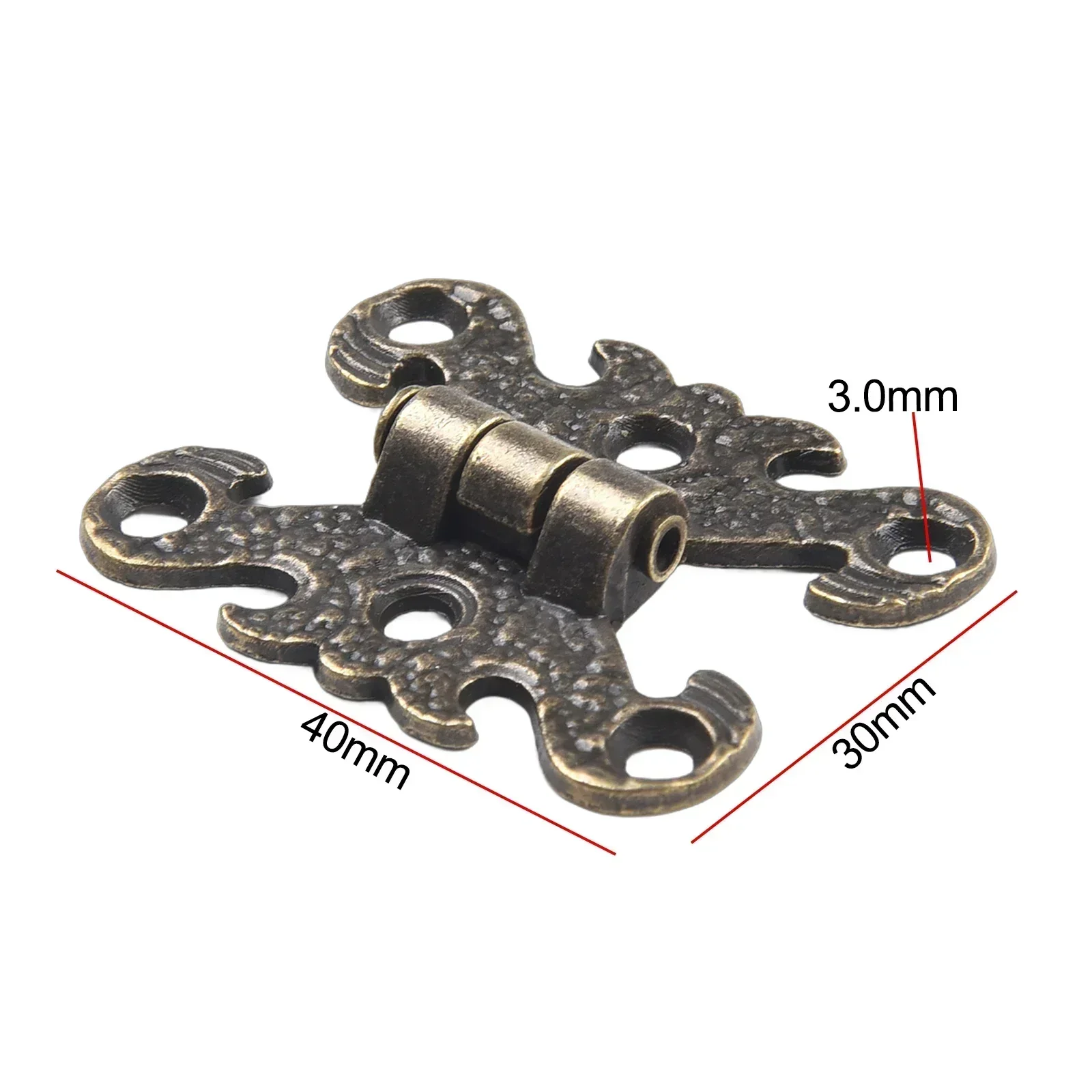 

4 Pcs Retro Bronze Zinc Alloy Hinge For Win-dows Cabinet Cupboard Wardrobe Doors Wooden Boxes Jewelry Case Hinges 113*69mm