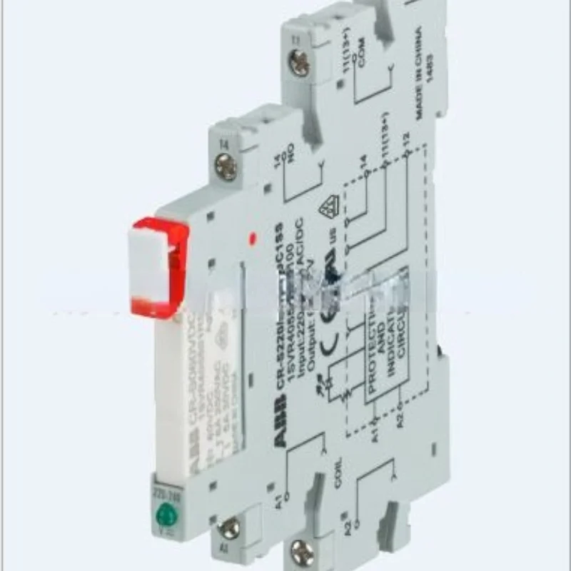 10Pcs CR-S012/024vadc1ss 24VDC Base ABB Terminal Thin CR-S024VDC1R Relay