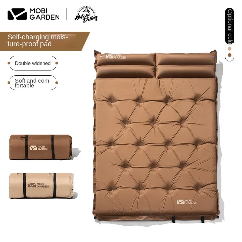 

Automatic Inflatable Mat Outdoor Tent Sleeping Mat Air Cushion Bed Napping Single Double Three Waterproof Mat Water Bottle