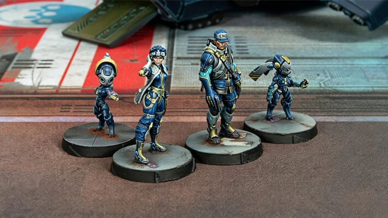 25mm Base Diecast Resin Assembled Model Kit War Game Chess O-12 Support Pack，Specialized Support Unit Unassembled and Unpainted