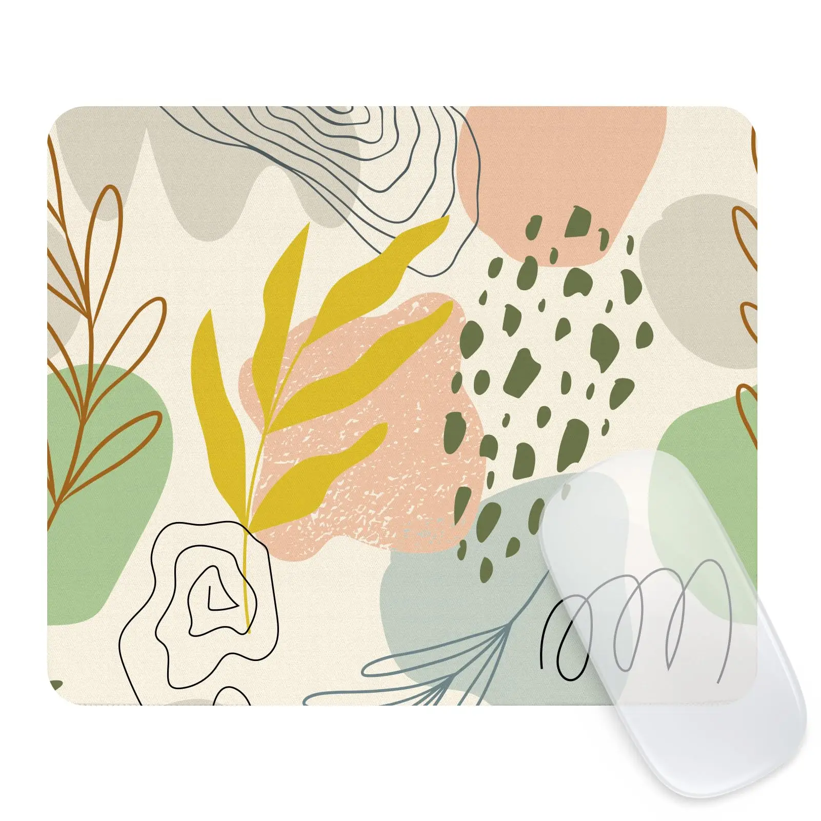 

Hot-Selling Abstract Doodle Printing Mouse Pads Comfortable Gaming Mousepad Mouse Mat Keyboard Mats Desk Pad 22x18cm