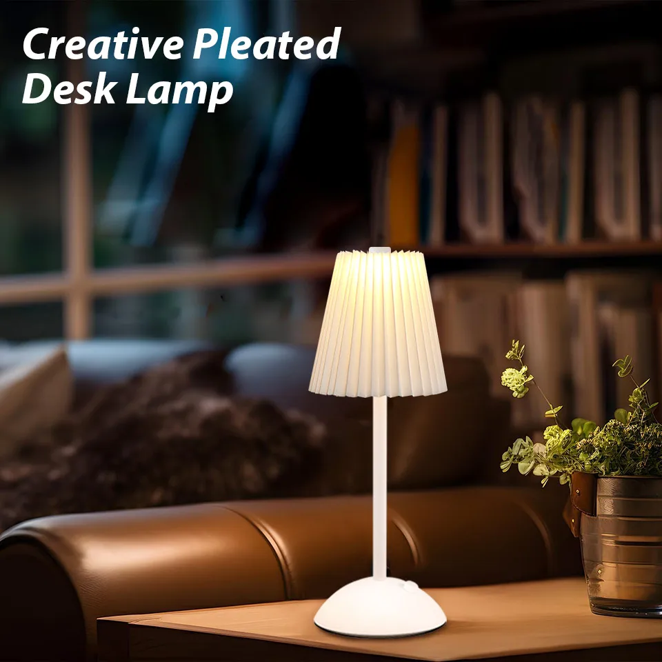 Wiederaufladbare LED-Tischlampen Touch-Schreibtischlampe Drahtloses Nachtlicht Restaurant Bar Desktop Stimmungsbeleuchtung Bar Dekoration