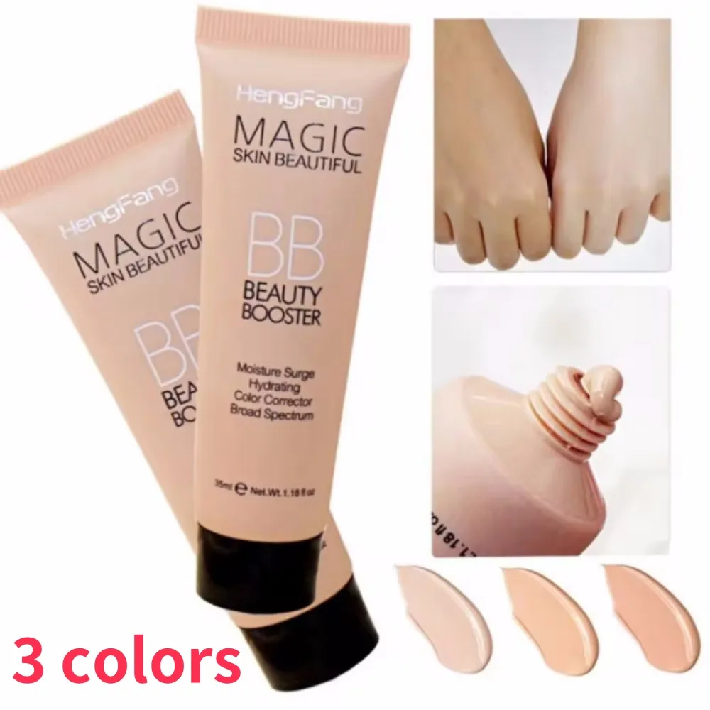 3colors BB Cream Liquid Face Base Foundation Long Lasting Waterproof Cover Acne Spot Korean Makeup Concealer Cosmetic