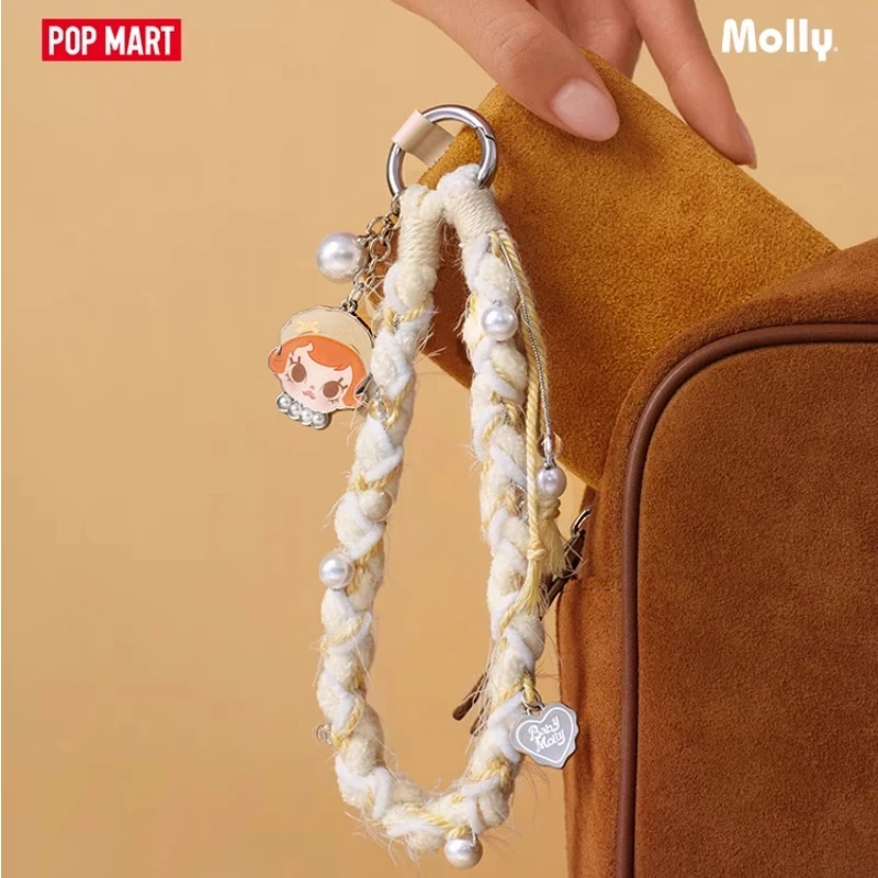 

Официальный подлинный поп-март, детская Молли, зимняя посадка, клетчатая серия, сумка для телефона, подвеска с цепочкой, глухая коробка, милый подарок на Рождество и день рождения