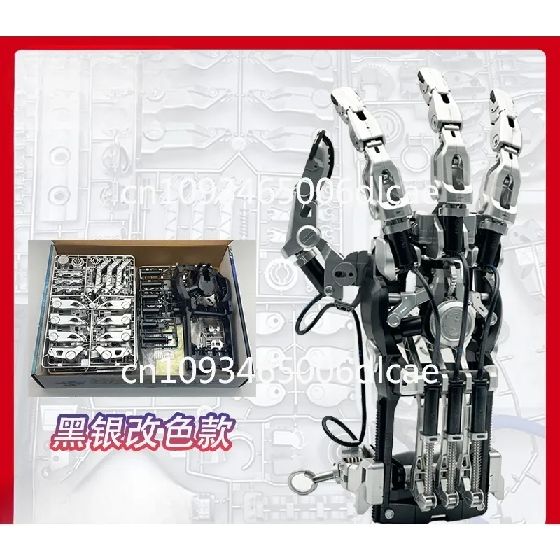 Mechanical arm gloves color change assembly model