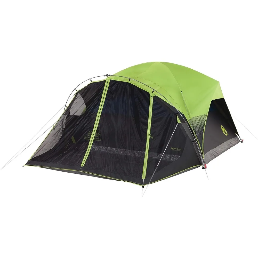 

Carlsbad Dark Room Camping Tent with Screened Porch, 6 Person Tent Blocks 90% of Sunlight and Keeps Inside Cool