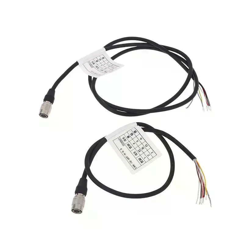 HR10A-7P-6S 6Pin Industrial Camera I/O Trigger Cable With Power Adapter High Flexible For Hikvision Daheng Huaray Basler