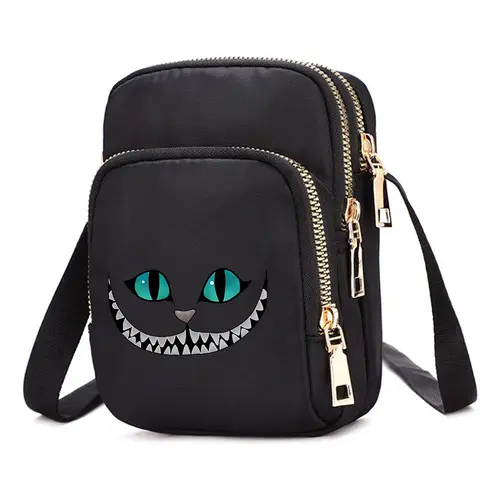 Alice in Wonderland Crossbody Bag for Women Shoulder Bags Large Tote Bag Ladies Underarm Handbags Female Girl Purses Gift