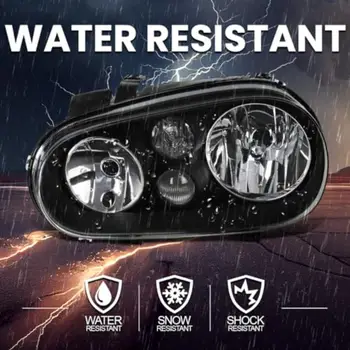 適用於 1999-2006 年大眾高爾夫 MK4 GTI、2004 年 R32 和 1999-2002 年敞篷車的黑色大燈(帶內置霧燈),左右一對。 8 最佳銷售 mk4 高爾夫 r32 - №6