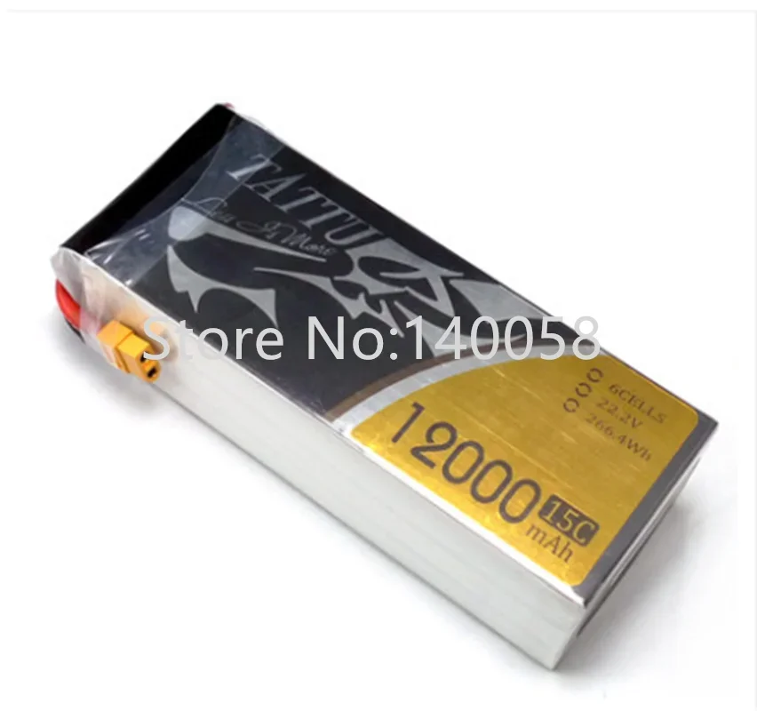 22.2V 25C 6S 10000mAh 12000mAh 16000mAh Lithium Polymer Battery with XT60 X90 Plug, Suitable for Drones