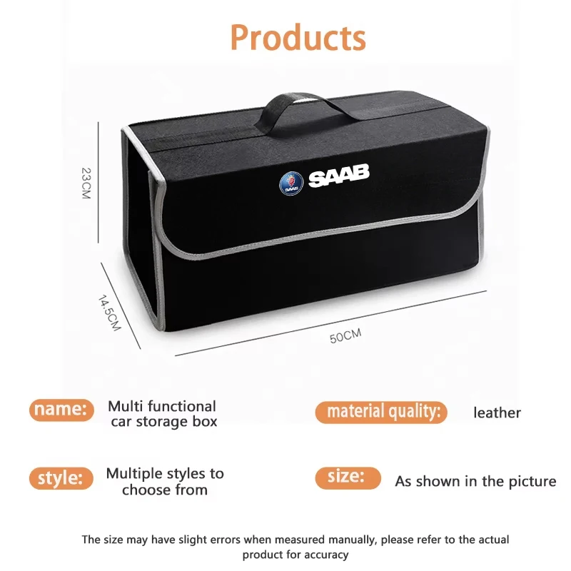 Saab سيارة المنظم حقيبة تخزين أداة صندوق صندوق السيارة اكسسوارات السيارات ل 9000 توربو X 9-5 9-3 9-X 97X 93 95 900 9-7 600 9-2X 92 Sonett