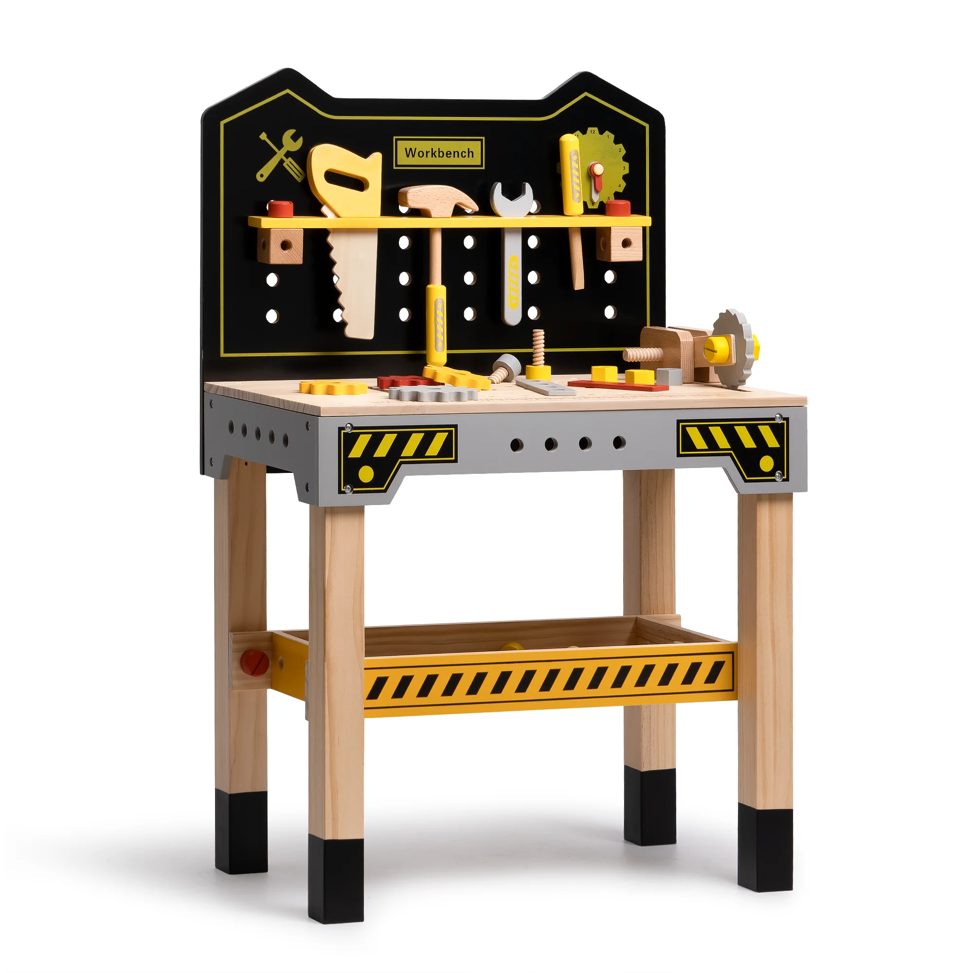 Classic Wooden Workbench for Kids, Great Gift for Children for Christmas,Party,Birthday