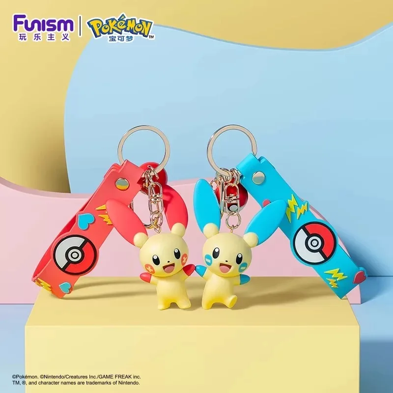 Pokémon Adventure Companion Vol.3 Keychain Cute Anime Mimikyu Gengar Snorlax Jigglypuff Pendant Bag Charm Decoration Gifts
