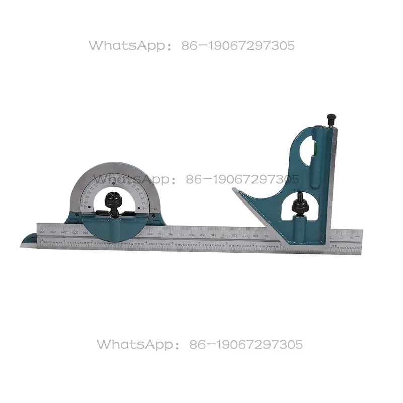 

Bevel Protractor 1x Stainless Steel Bevel 180 Degree Angle Combination Protractor Ruler Set