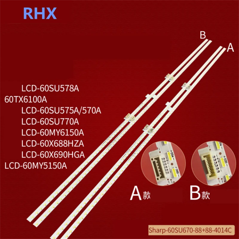 LCD TV backlight lamp strip for lcd-60my5100a LCD-60SU575A Sharp_60_SU670 light bar 100% new