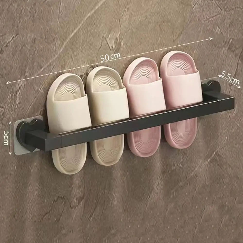 Wall Mount Towel Rack Fashion Hanger Holder Multifunctional Clothes Holder Toilet Space-saving Storage Shelf