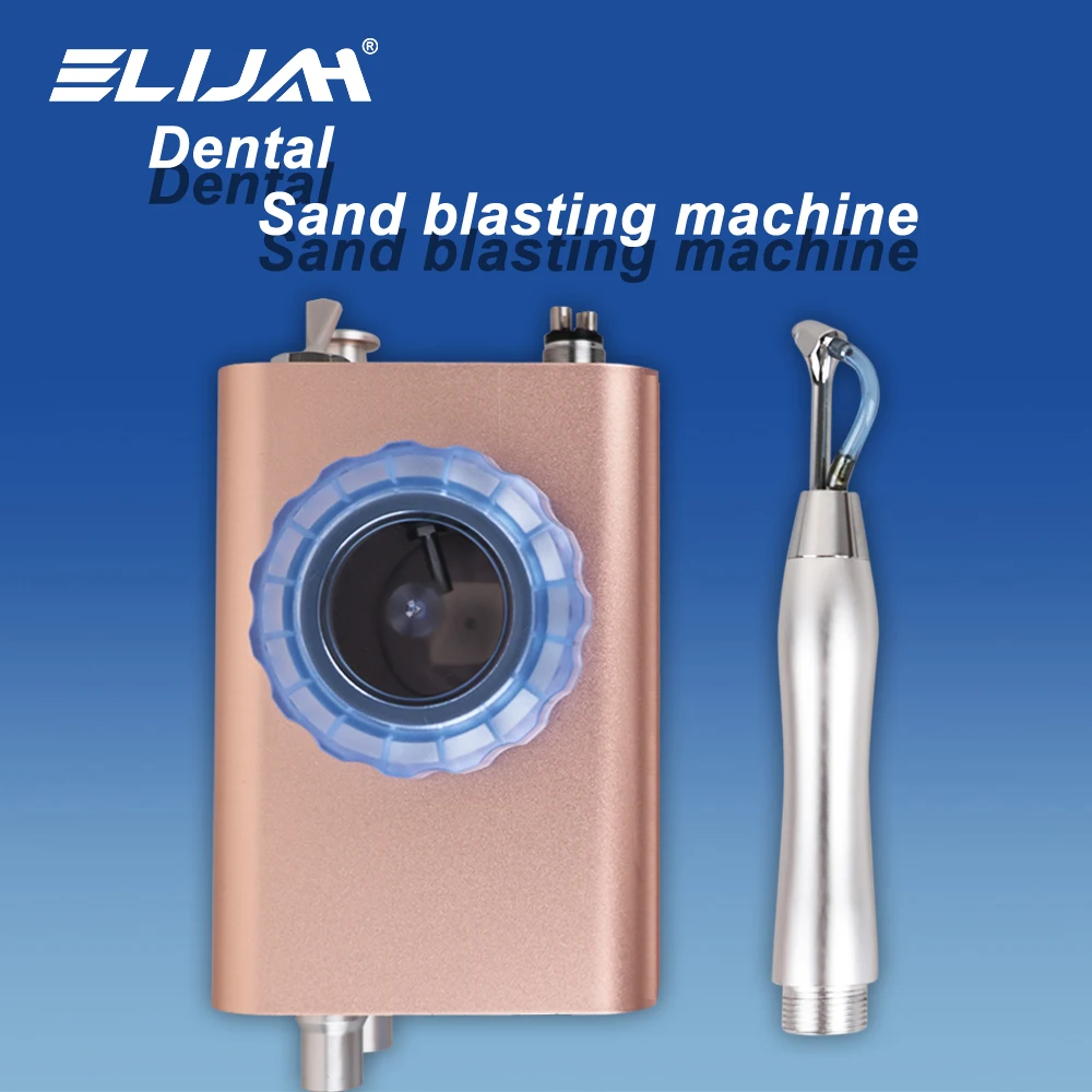 

ELIJAH Dental Sand Blasting Machine Dental Air Abrasion Cleaning Sandblasting Scaler 2/4Holes Polishing Unit Machine Polisher