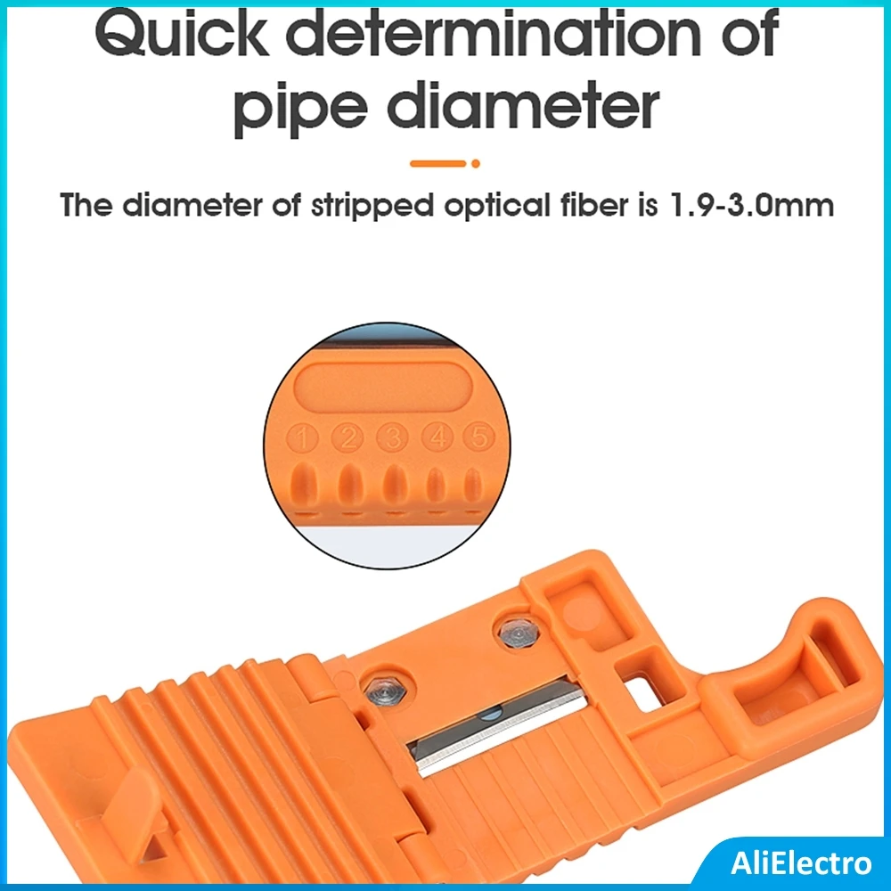 AUA-05 Fiber Optic Stripping 1.9-3mm HMSAT5 Access Tool HMSAT-5 Loose Buffer Tube Stripper