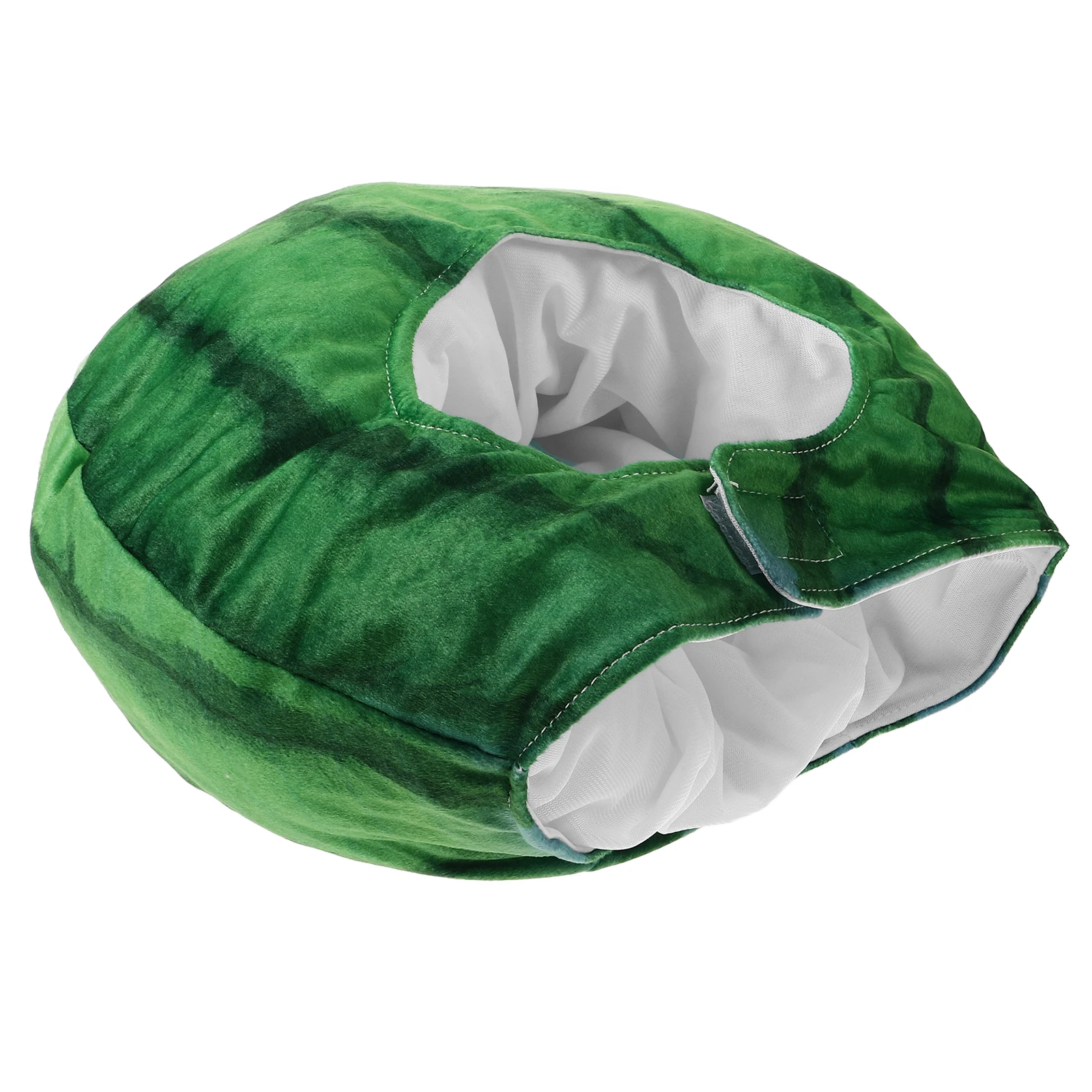 

Watermelon Hat Melon-shaped Festive Headgear The Photo Cartoon Short Funny Party Creative