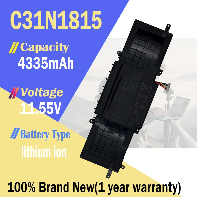 C31N1815 Аккумулятор для ноутбука ASUS Zenbook 13 UX333 UX333F UX333FN UX333FA BX333F BX333FA BX333FN RX333F RX333FA
