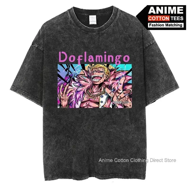 

Летняя официальная хлопковая футболка унисекс 2026: повседневный уличный стиль, короткий рукав, аниме-принт, Y2K