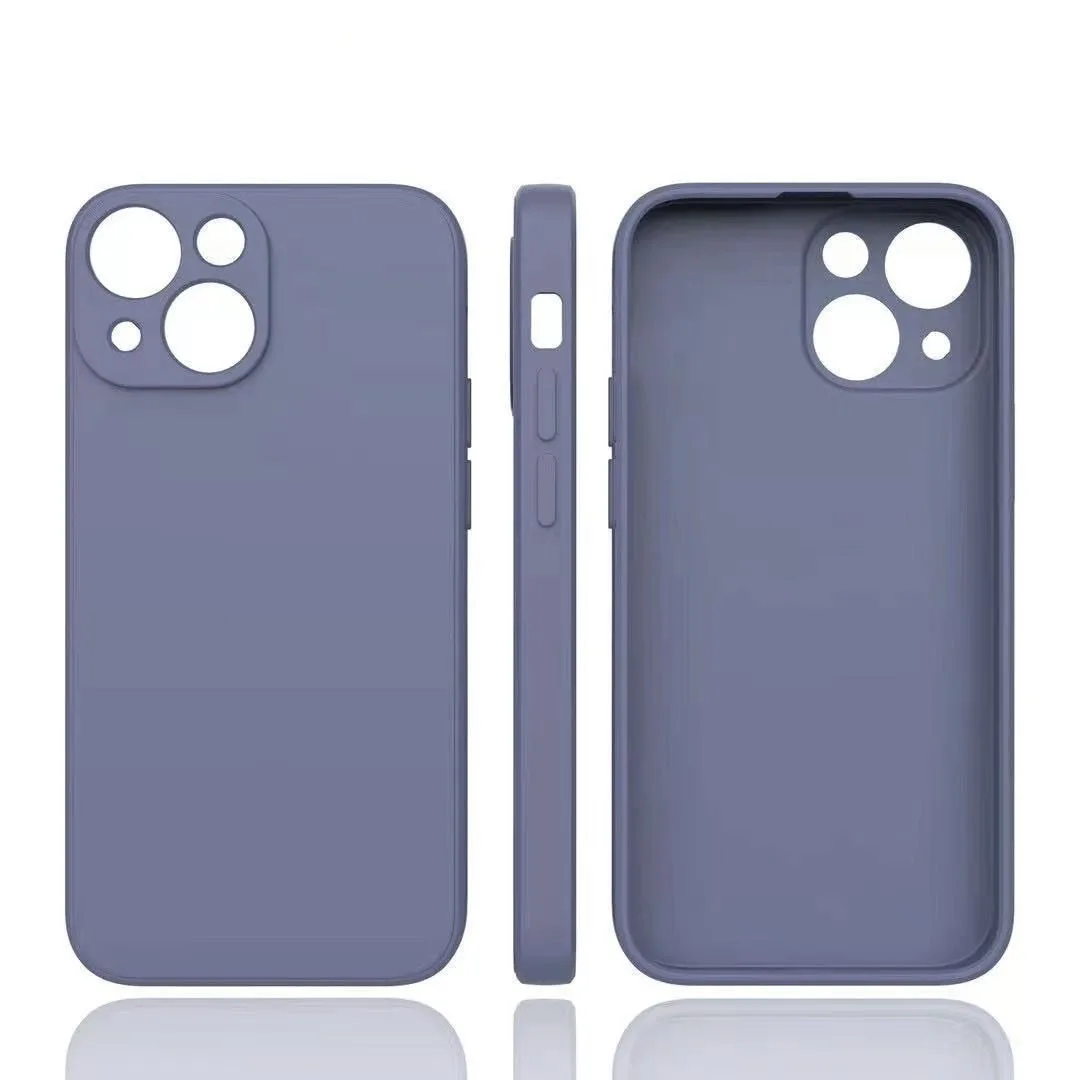 Phone Case For Iphone 14 Plus 13 12 Mini 11 Pro Max Xs X Xr 7 8 Candy Color Original Liquid Silicone Soft Protector Back Cover image 5