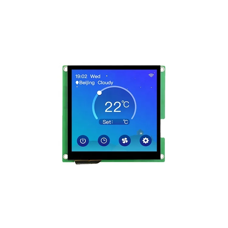 

2026 DWIN 4.0-дюймовый IPS TFT LCD-экран с разрешением 480*480, 262K цветами, широким углом обзора и сенсорным экраном с конформным покрытием