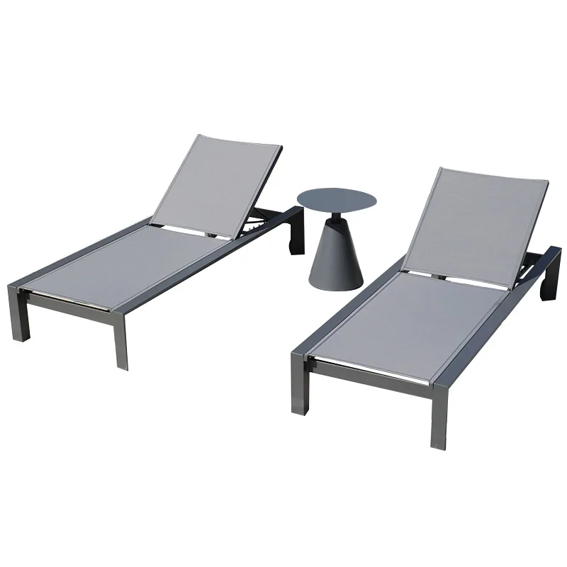 

Outdoor leisure bed swimming pool waterproof sunscreen B & B Resort courtyard deck chair outdoor open-air seaside beach chair
