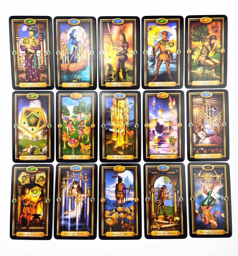 new English Easy Tarot Cards Deck Guidance of fate Family party Board Game