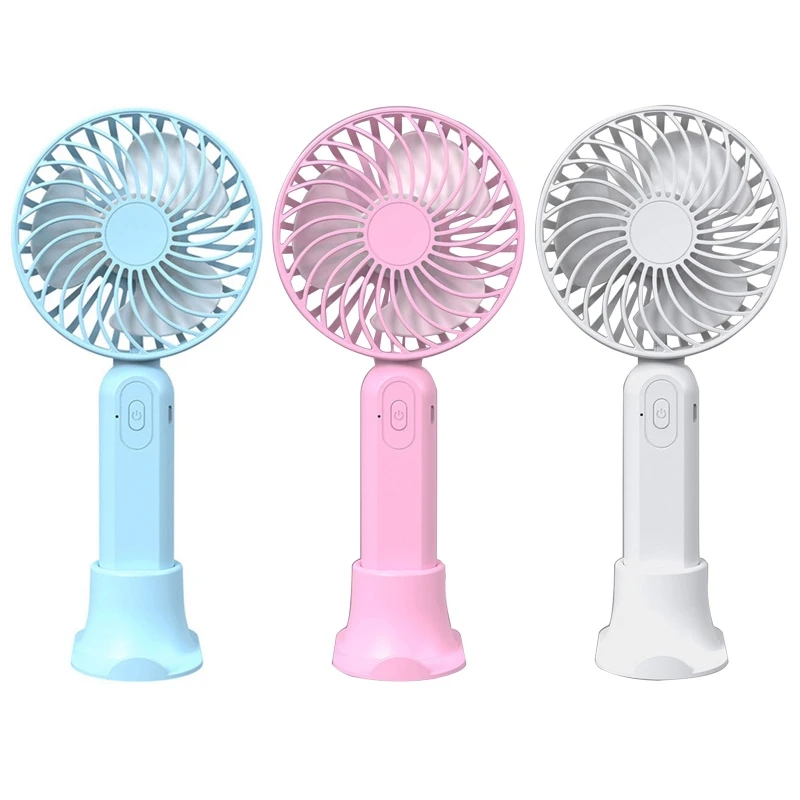 3 Speeds Portable Handheld Fan Cooling Fan Summer Gift for Men Women Dropship