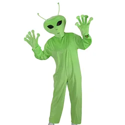 Hot Sale Halloween Mascot Cartoon Character Costume Alien Jumpsuit Costume for Adult Kid