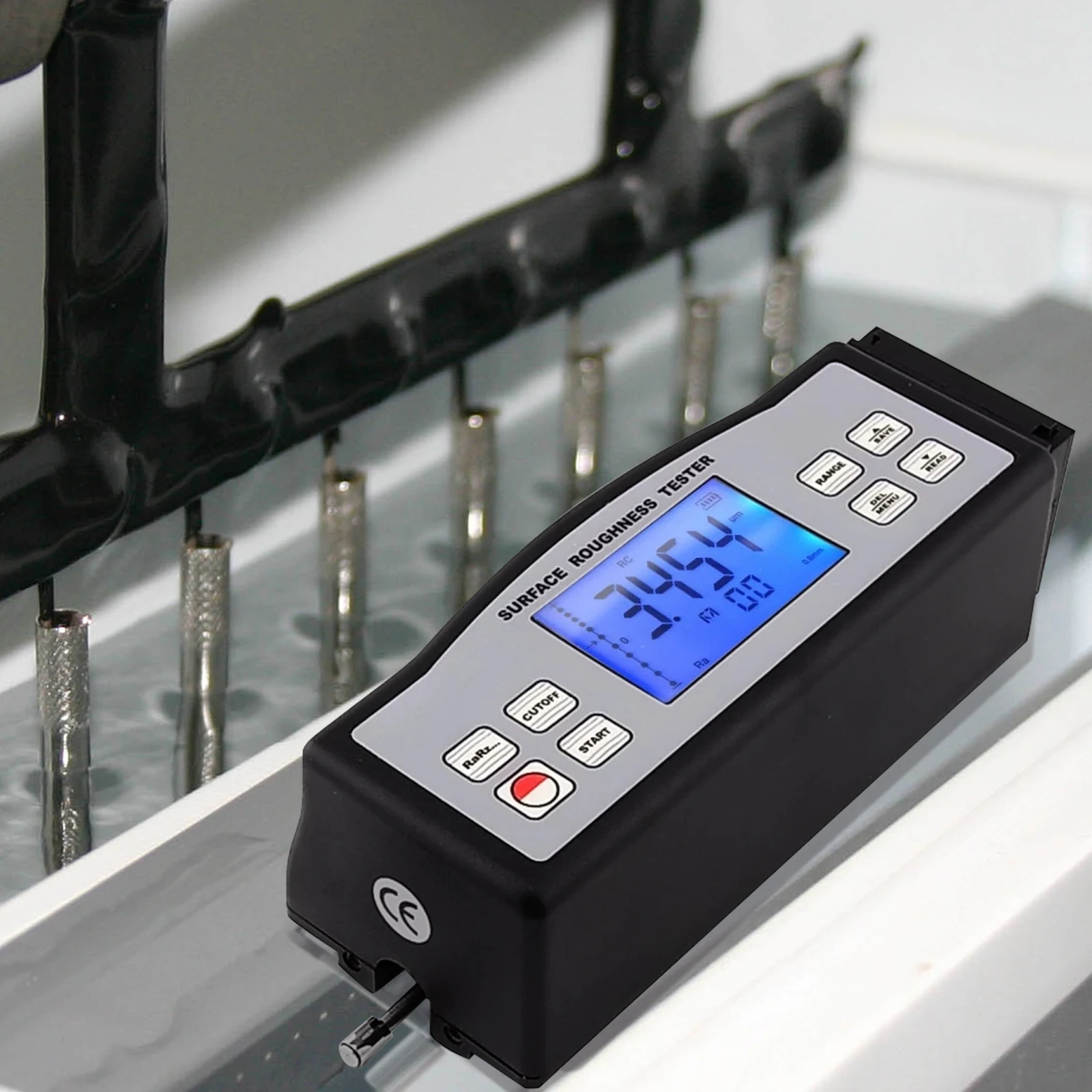 Digital Multi-parameter Surface Roughness Tester Ra Rz Rq Rt Inductive Principle Metric Imperial Conversion
