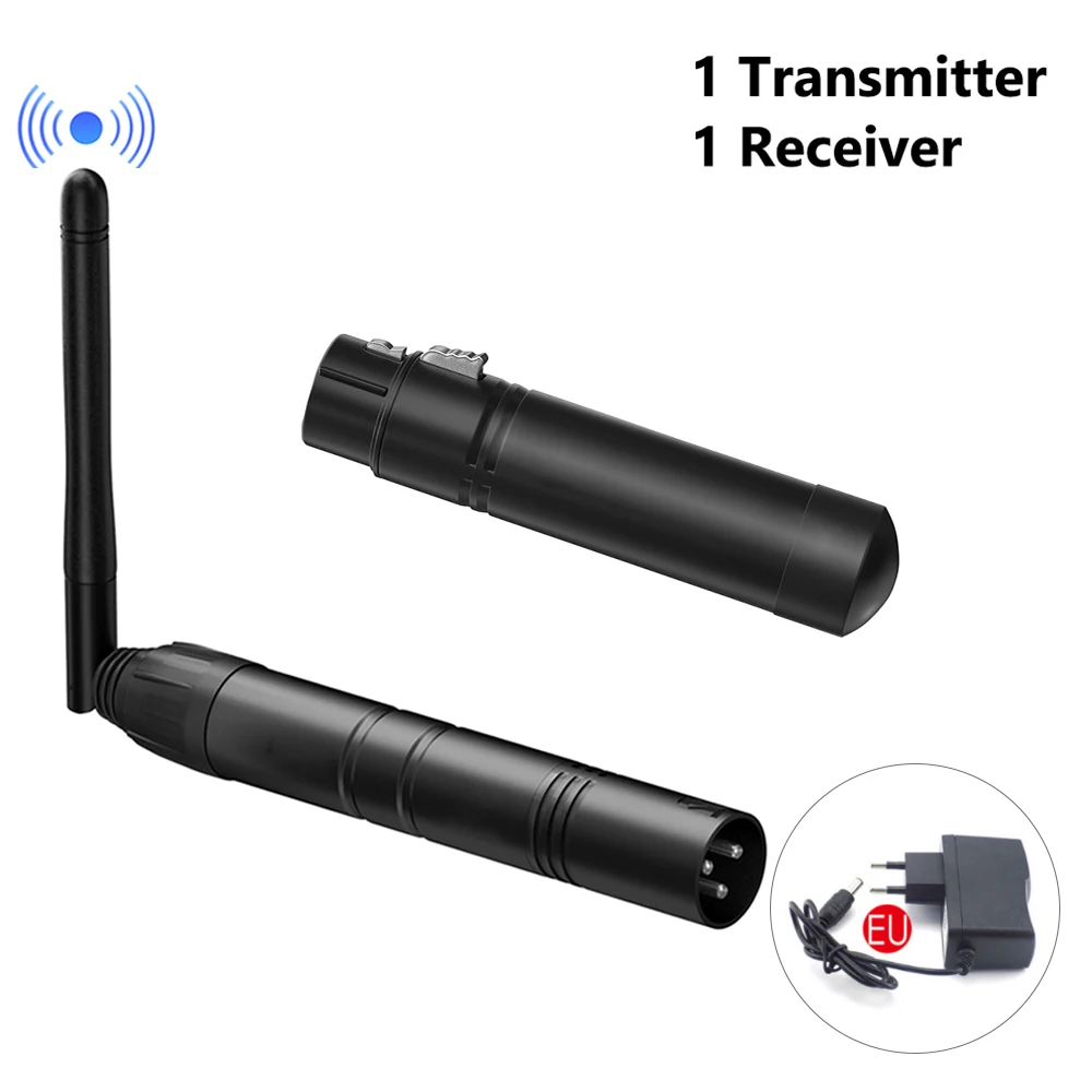 

DMX 512 Wireless 2.4G Transmitter/Female Receivers Short Version for Stage PAR Party Disco DJ Moving Head Laser Light