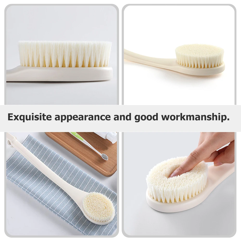 

Bath Brush Body Skin Clean Long Handle Exfoliating Dry Massage Scrubber Back Cleaning Shower Bathing