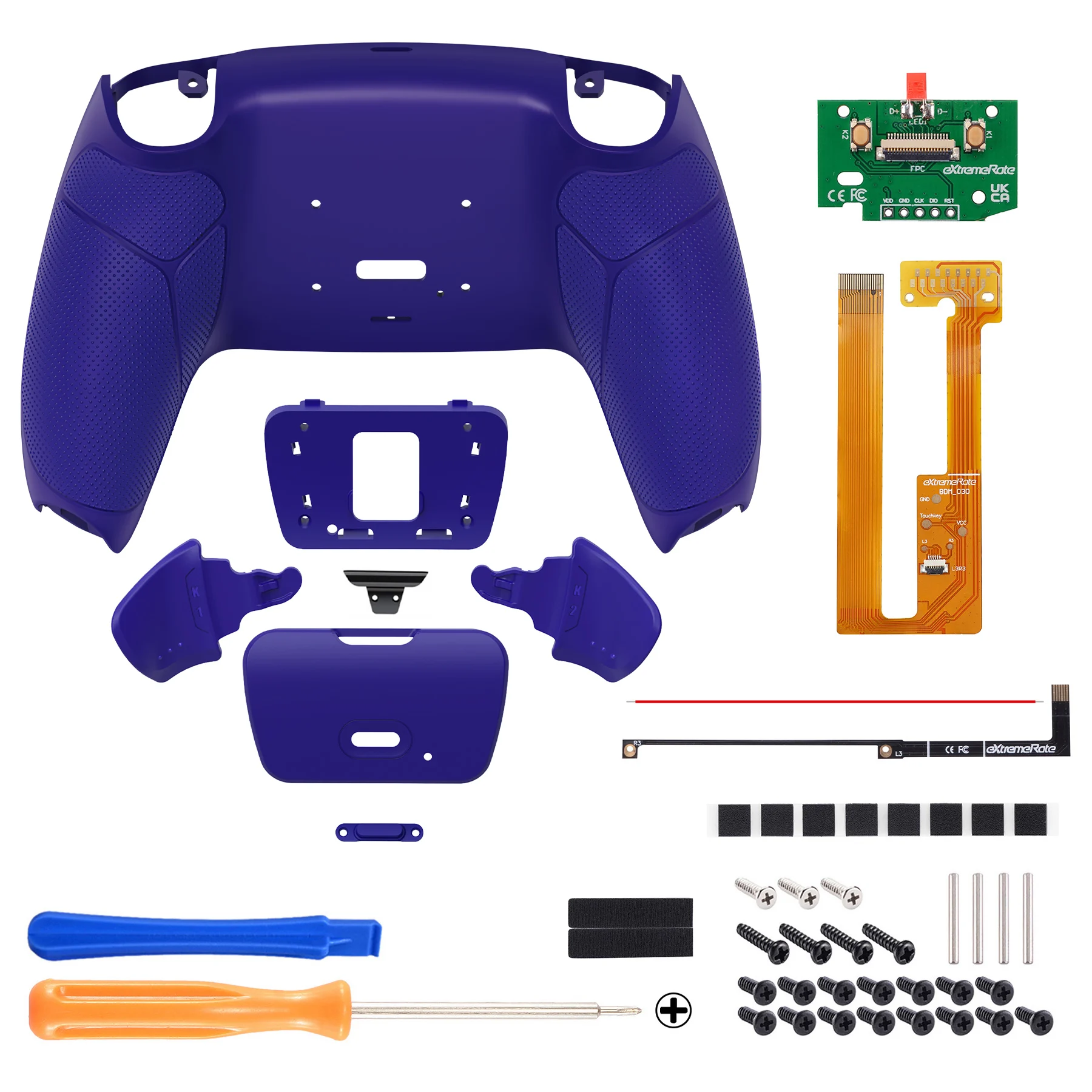 eXtremeRate Back Paddles Programable RISE Remap Kit for ps5 Controller BDM-030 BDM-040 BDM-050