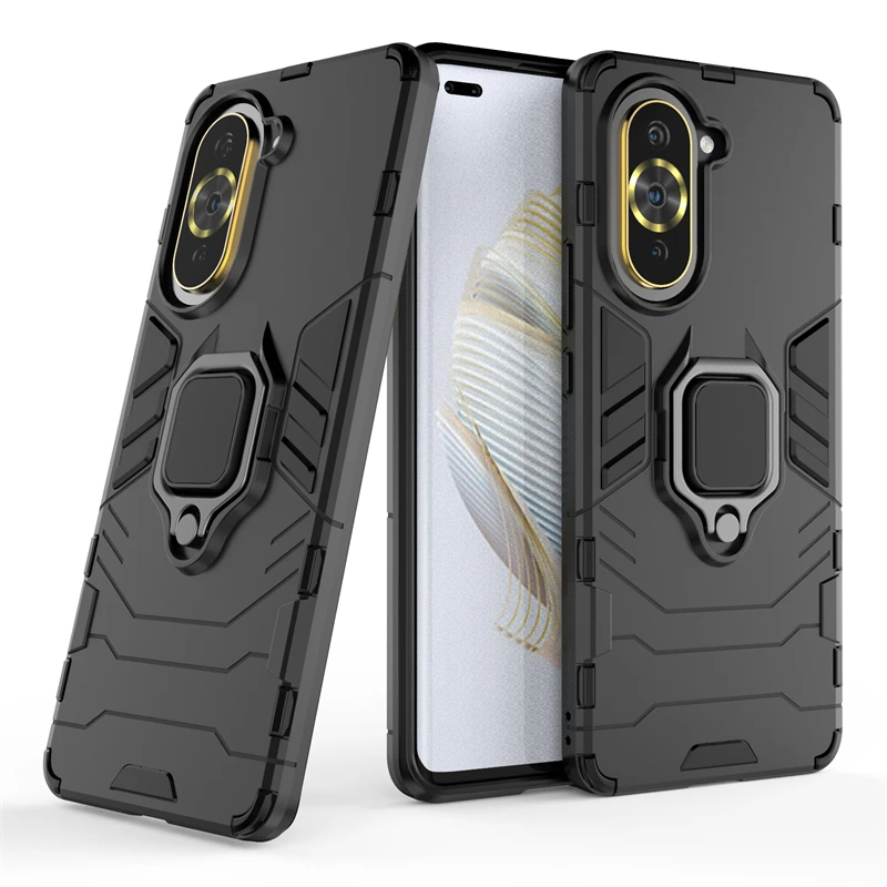 For Cover Huawei Nova 10 Pro Case For Huawei Nova 10 Pro Capas New Shockproof Magnetic Holder Cover Huawei Nova 10 Pro Fundas