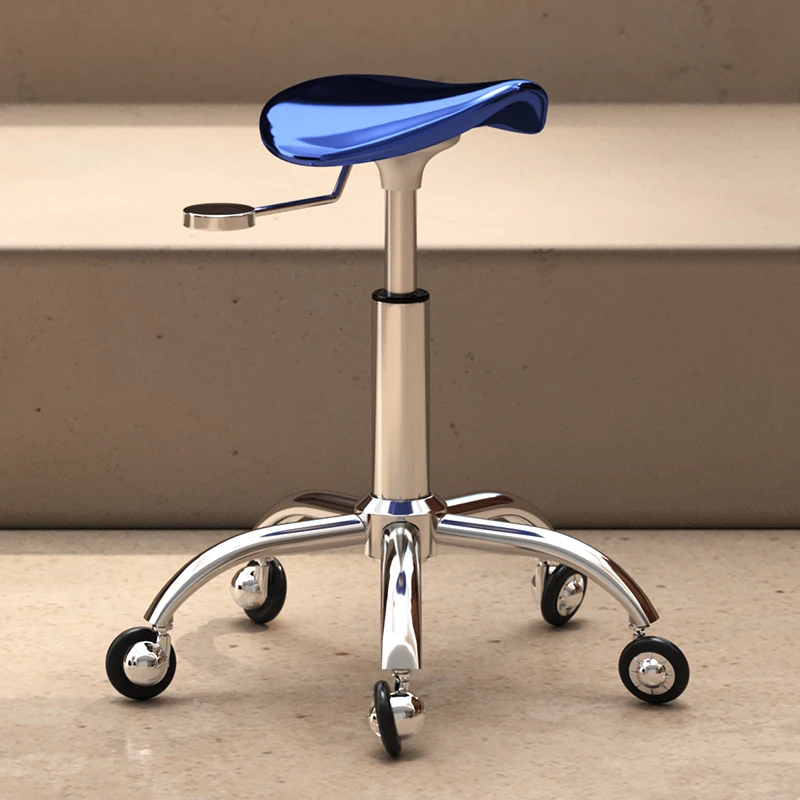 Upgrade Hairdressing Stool with Hydraulic Lift & Silent Wheels, Ergonomic Barber Chair for Home Salon/Barber Shop/Nail Studio