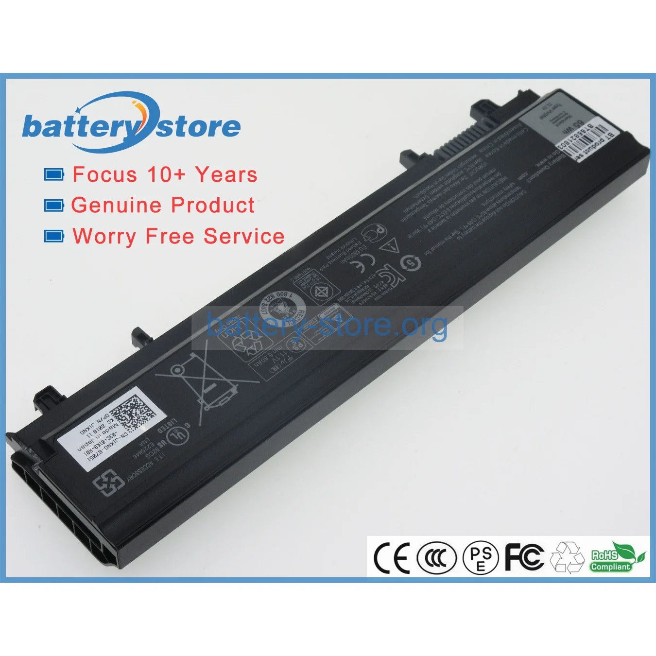 New Genuine N5YH9, VJXMC, VVONF, WGCW6, 1N9C0 Battery for LATITUDE E5440 Series 11.1V, 5600mAh, 65W,6 Cell