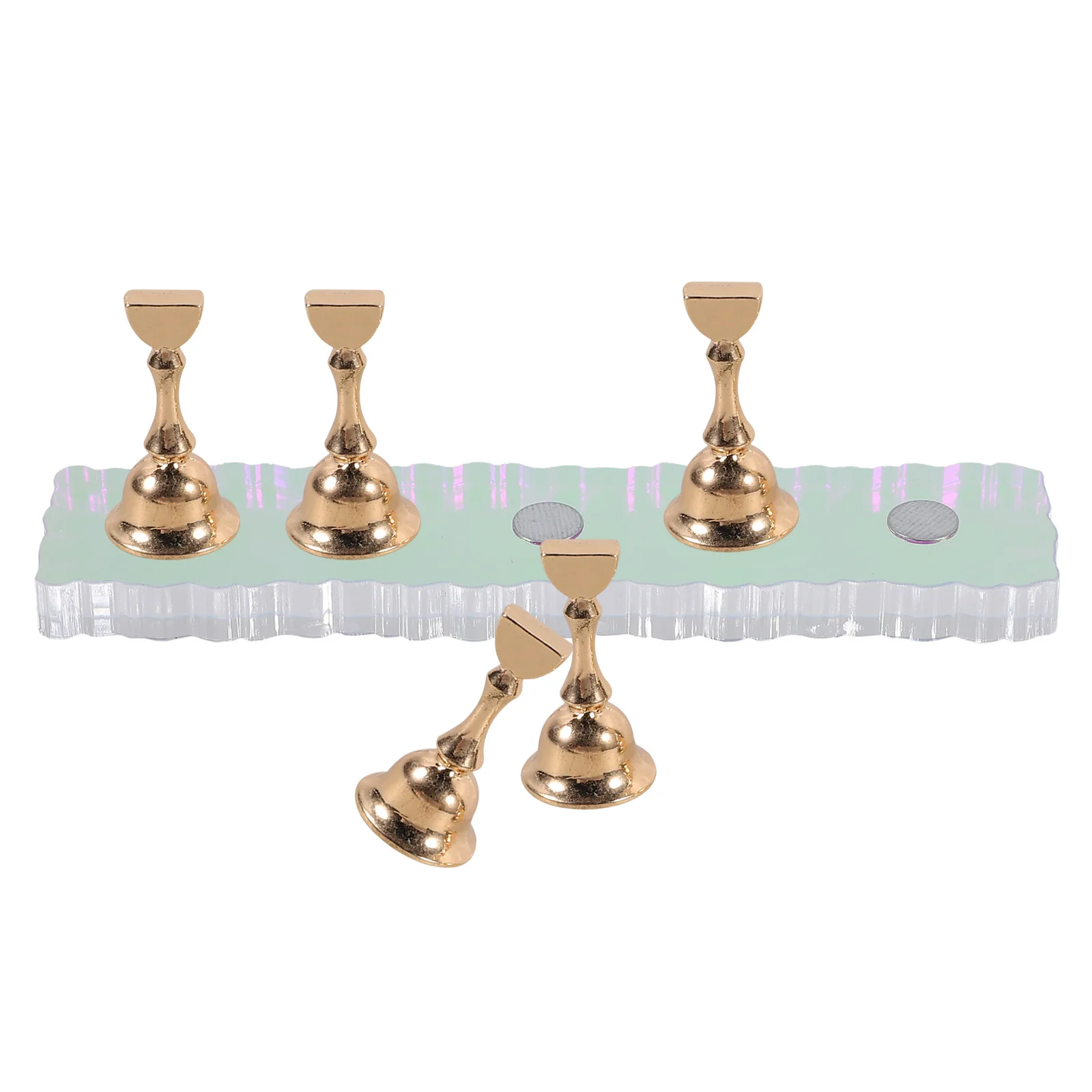 

1 set 1 Set Acrylic Display Stand Lightweight Space-Saving Nail Practice Holder For Salon Manicure Tool Diy Nail Art Rack