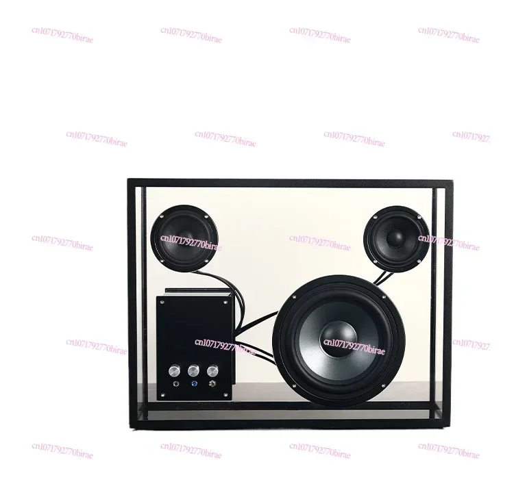 Transparent Audio Ornament E-sports Room Creative Birthday Gift Living Room Nordic White Square Acrylic Bluetooth Speaker